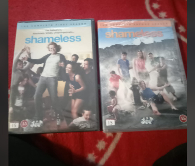 Shameless 1 & 2 tuotantokaudet muoveissa