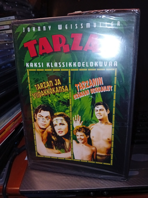 DVD TARZAN KAKSI KLASSIKKOELOKUVAA ( UUSI ) SIS POSTIKULU