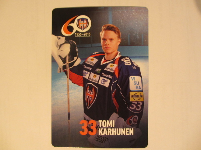 Tomi Karhunen Tappara teamset kortti