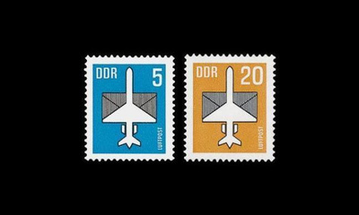 DDR 2831-2 ** Lentopostimerkkejä (1983)