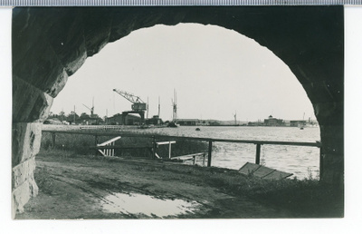 Tammisaari hiilisatama 1939 vanha valokuva