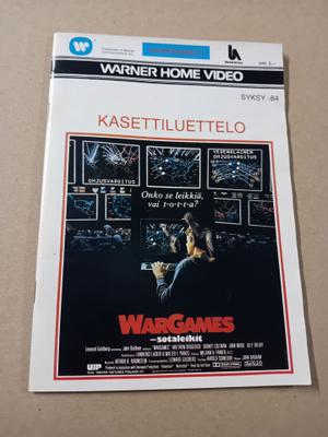 WARNER HOME VIDEO KASETTILUETTELO