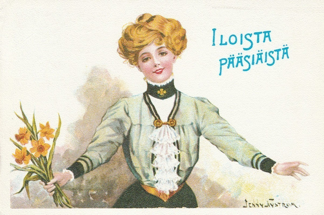 Postikortti, PÄÄSIÄINEN, Jenny Nyström