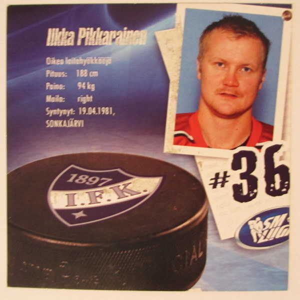 Ilkka Pikkarainen Kiekkojuustokortti HIFK