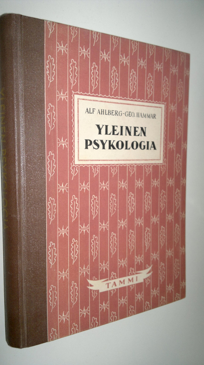 Alf Ahlberg : Yleinen psykologia