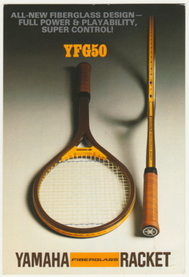 Yamaha tennismaila postikortti 1983