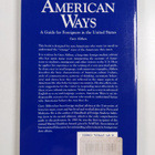 Gary Althen : American ways : a guide for foreigners in t... - pikkukuva 2
