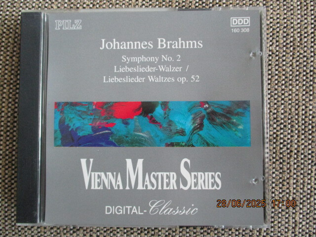JOHANNES BRAHMS - SYMPHONY NO. 2 & LIEBESLIEDER-WALZER (VIEN
