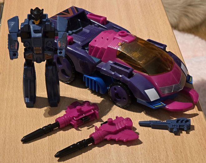 Transformers G1 ROADGRABBER (Pretenders) 1988 *100%*