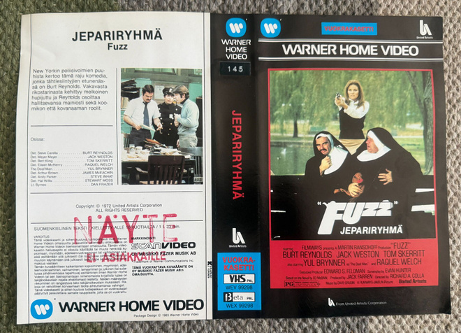 VHS KANSILEHTI : FUZZ - JEPARIRYHMÄ