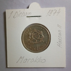 Marokko 1Dirham v.1974 Y#63 - pikkukuva 1