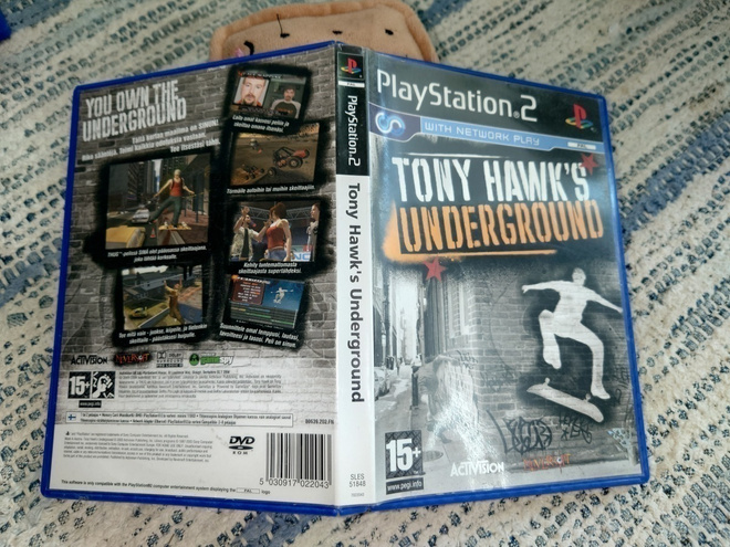 Tony Hawk's Underground PS2 CiB suomijulkaisu