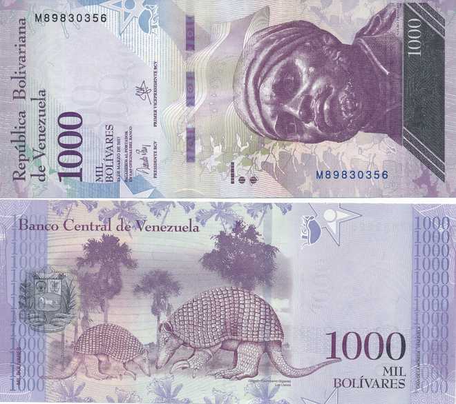 Venezuela 1.000 Bolivares 2017 P95 #625
