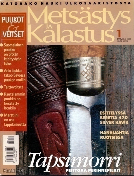 Metsästys ja Kalastus 1998 lehdet kotelossa