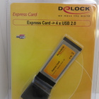 Delock Express Card 4xUSB 2.0 - pikkukuva 2