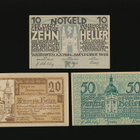 Itävalta Notgeld 10, 20, 50 Heller, Waidhofen 1920 - pikkukuva 1
