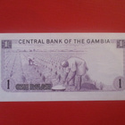 GAMBIA 1 DALASIS 1971-87 P-4 UNC  (K15-S89) - pikkukuva 2