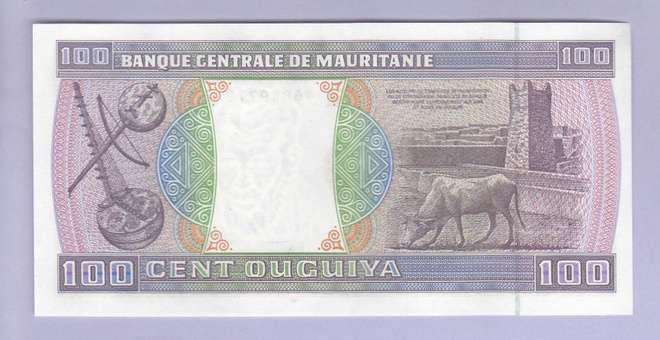 Mauritania 100 Ouguiya v.2002 UNC P-4