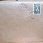 Itä-Karjala leijona FDC-kuori Äänislinna 1943 - pikkukuva 1