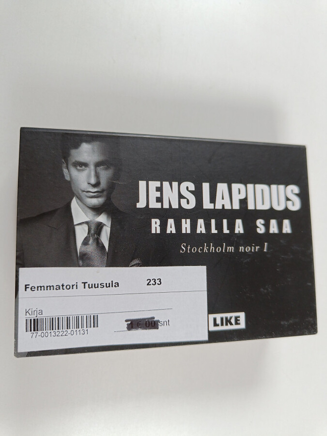 Jens Lapidus : Rahalla saa (miki-kirja)