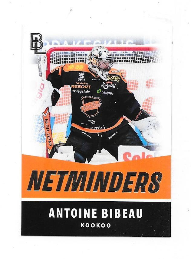 2024-25 BlueLine Netminders #08 Antoine Bibeau KooKoo MV