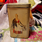 Sokeria vintage peltipurkki aihe kansallispuvut - pikkukuva 2