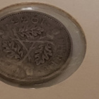 Three Pence 1935 Hopeaa kolikko - pikkukuva 2