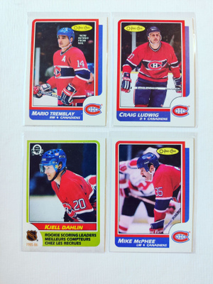 86-87 Opc - Montreal Canadiens 4kpl