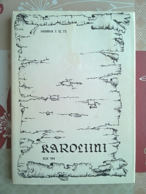 Karoliini RUK 144 Kirja