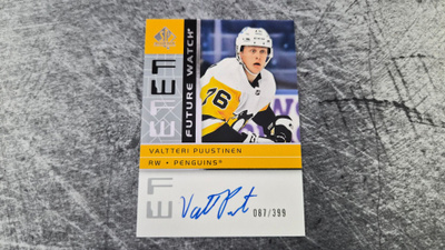 Valtteri Puustinen 2022-23 SP Authentic Future Watch Auto