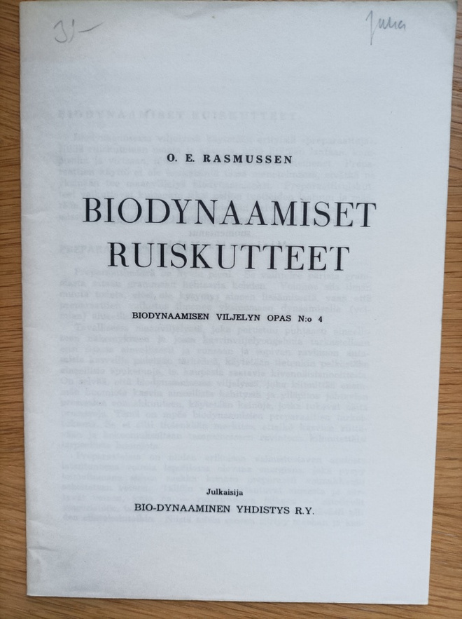 Biodynaamiset ruiskutteet