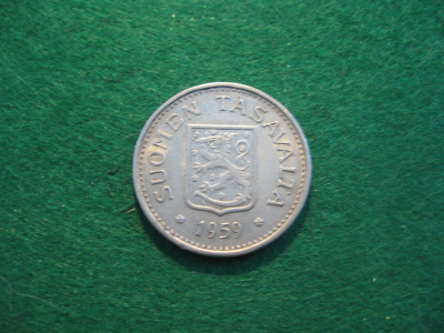 100 markkaa 1959 - hopeaa