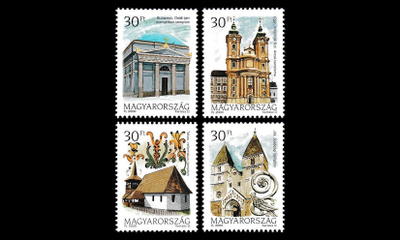 Unkari 4611-4 ** Uskonnollinen historia kirkot (2000)