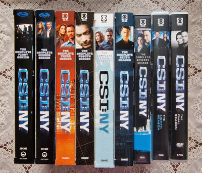 CSI NY (New York) koko sarja kaudet 1 - 9 - DVD boxit