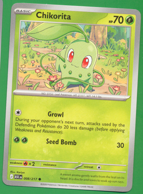 Pokémon Chikorita (ASC 008)