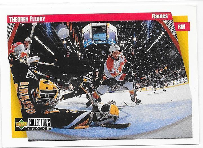 1997-98 Collector`s Choice #40 Theoren Fleury Calgary Flames