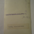VANHA Postikortti Turku 1930-l  Alkup.Mallikappale - pikkukuva 2