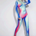 Ihana monivärinen stretch jumpsuit M/EUR38 ALEEEE!!!! - pikkukuva 4