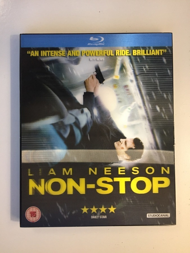 Non-Stop (Blu-ray) Liam Neeson ja Julianne Moore (2014) UUSI