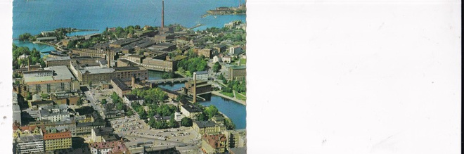 Tampere, ilmakuvakortti    b593