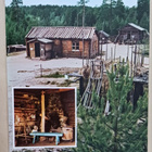 Inari, Saamelaismuseo, Tirron kylää, kaksikuvapk, ei p. - pikkukuva 1