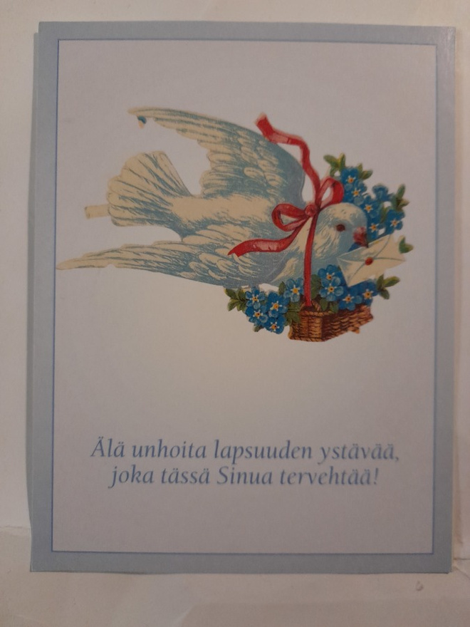 Älä unhoita lapsuuden ystävää - Kyyhky