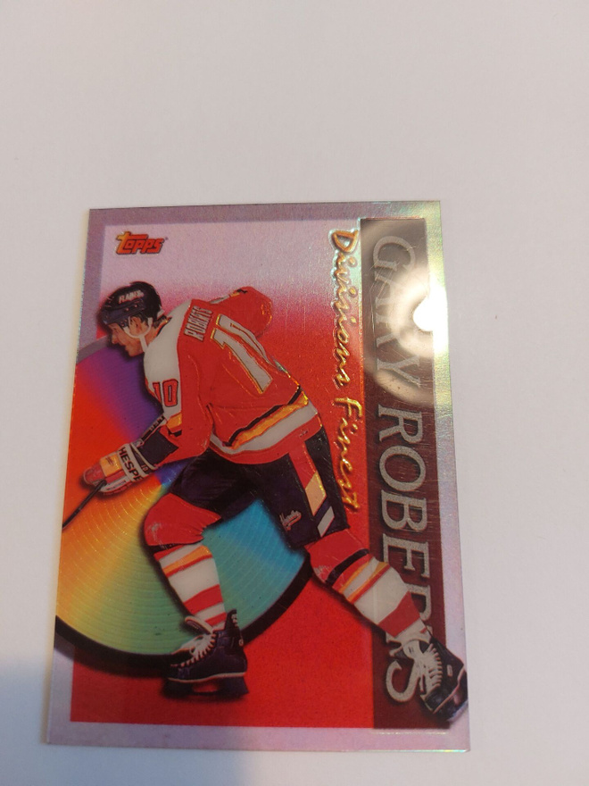 1994-95 Finest Division's Finest Clear Cut #19 Gary Roberts