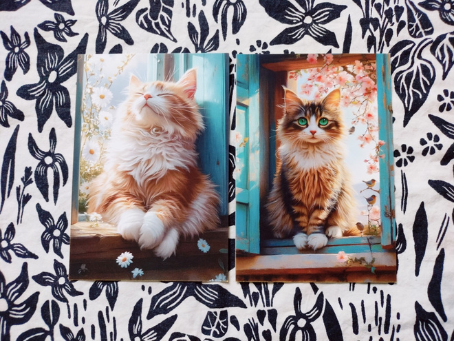 ~Kissa kortti~ 2kpl