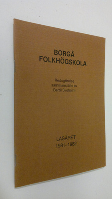 Borgå folkhögskola : läsåret 1981-1982
