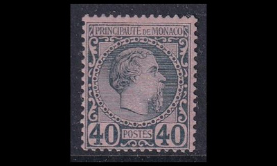 Monaco 7 (*) Prinssi Charles III 40 C (1885)