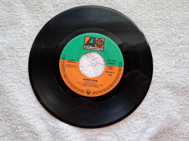 Laura Branigan – Spanish Eddie b/w Tenderness 7" single
