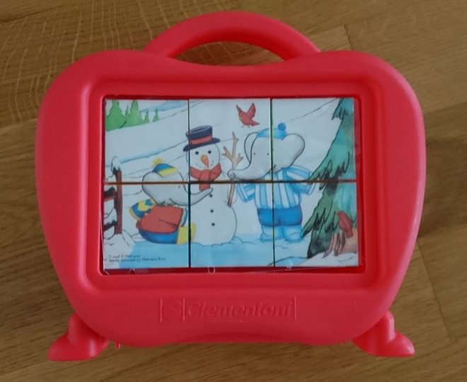 Babar kuutiopalapeli 6 palaa - uudeveroinen