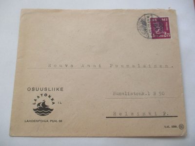1941 Lahdenpohja Osuusliike Laatokka
