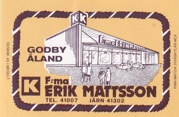 Åland. Godby, F:ma Erik Mattsson  2/16